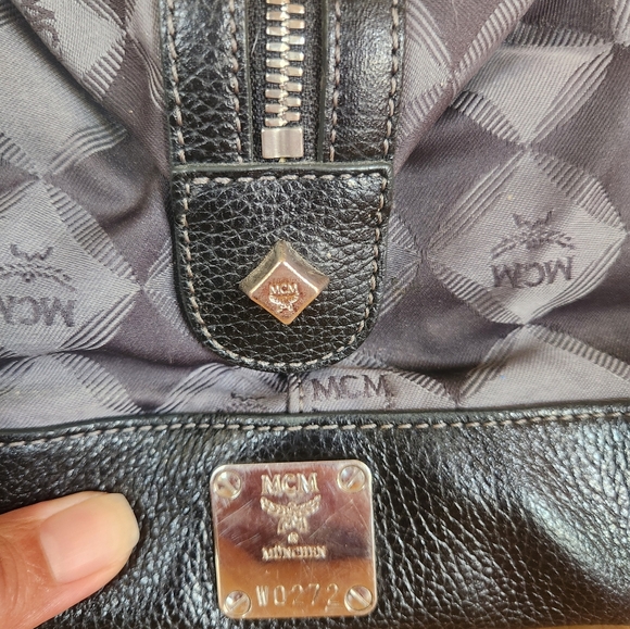 MCM Black and Gray Handbag - Picture 7 of 14